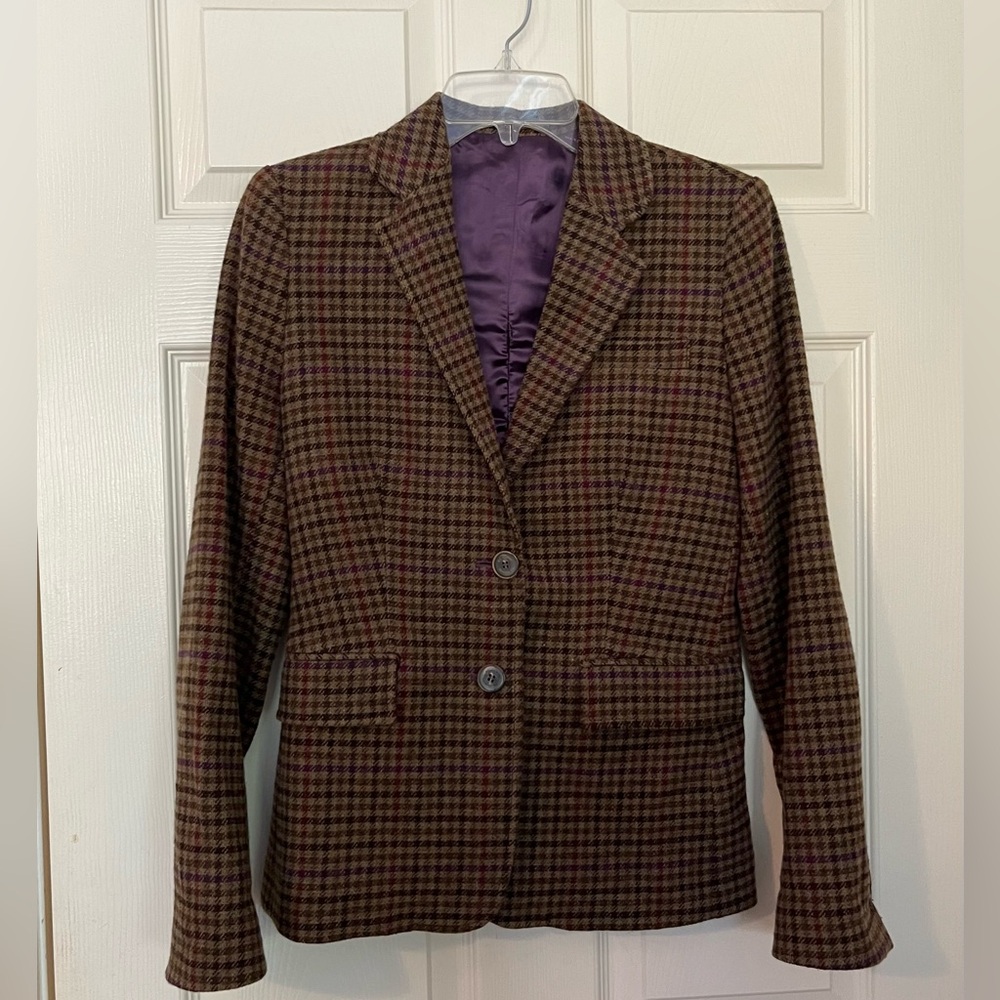 El Ganso women’s 100% Wool jacket with elbow patches size 38 Eu